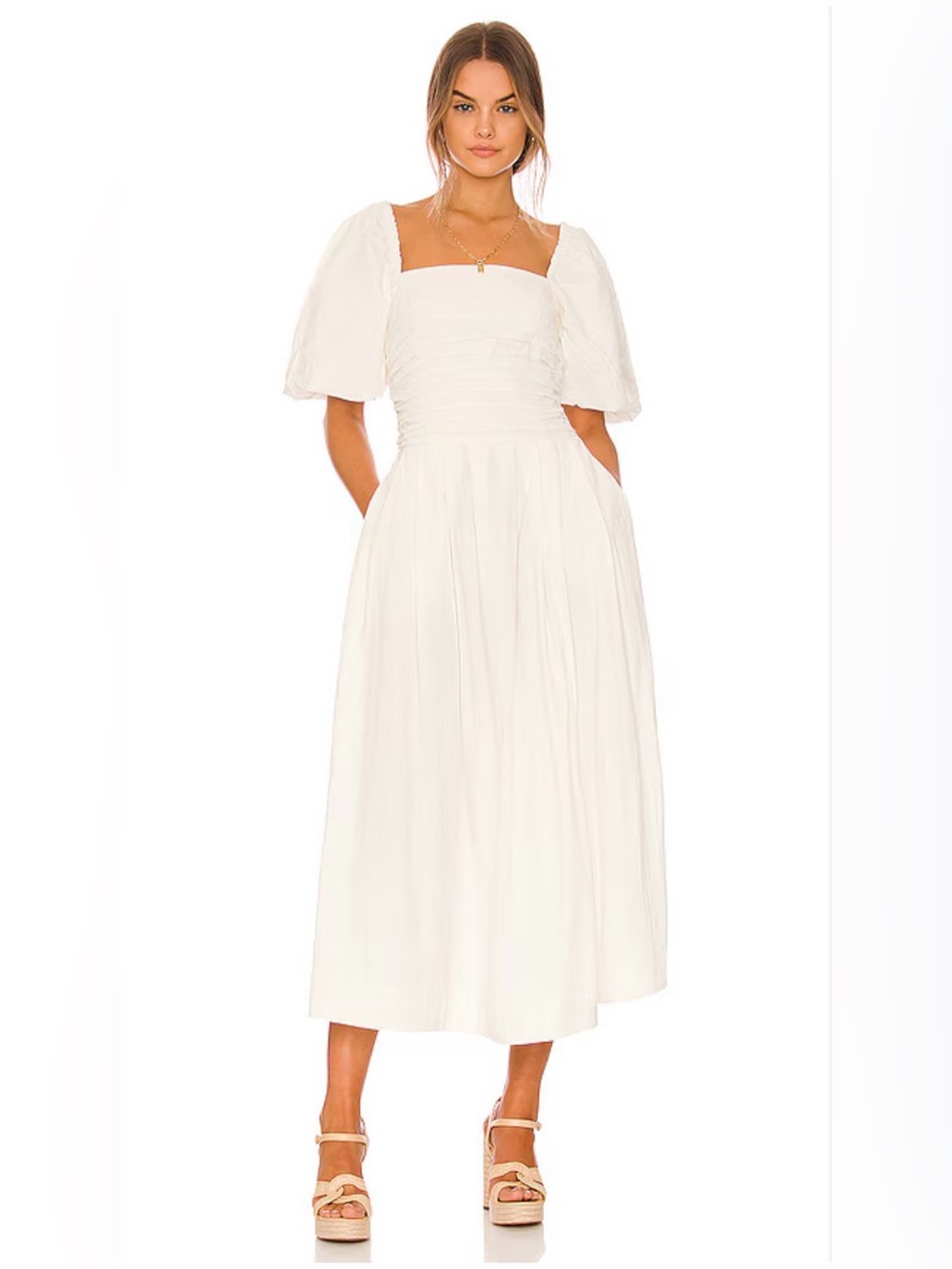 Free People Ain't She A Beaut Midi Dress